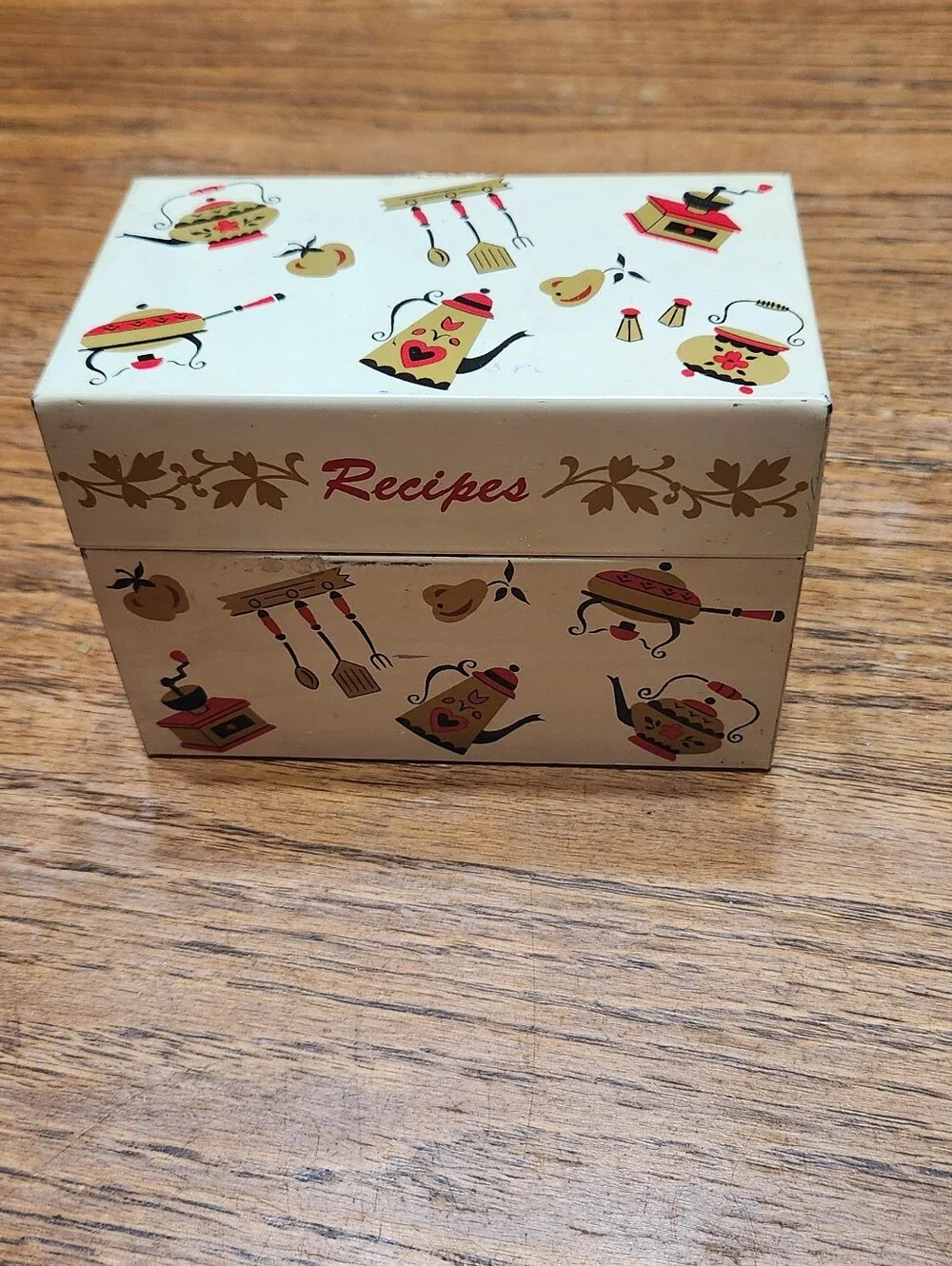 Vintage Recipes Recipe Box - By Ohio Art